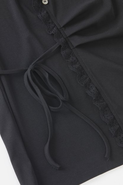 Design inspired lace knit T-shirt FXZ8016