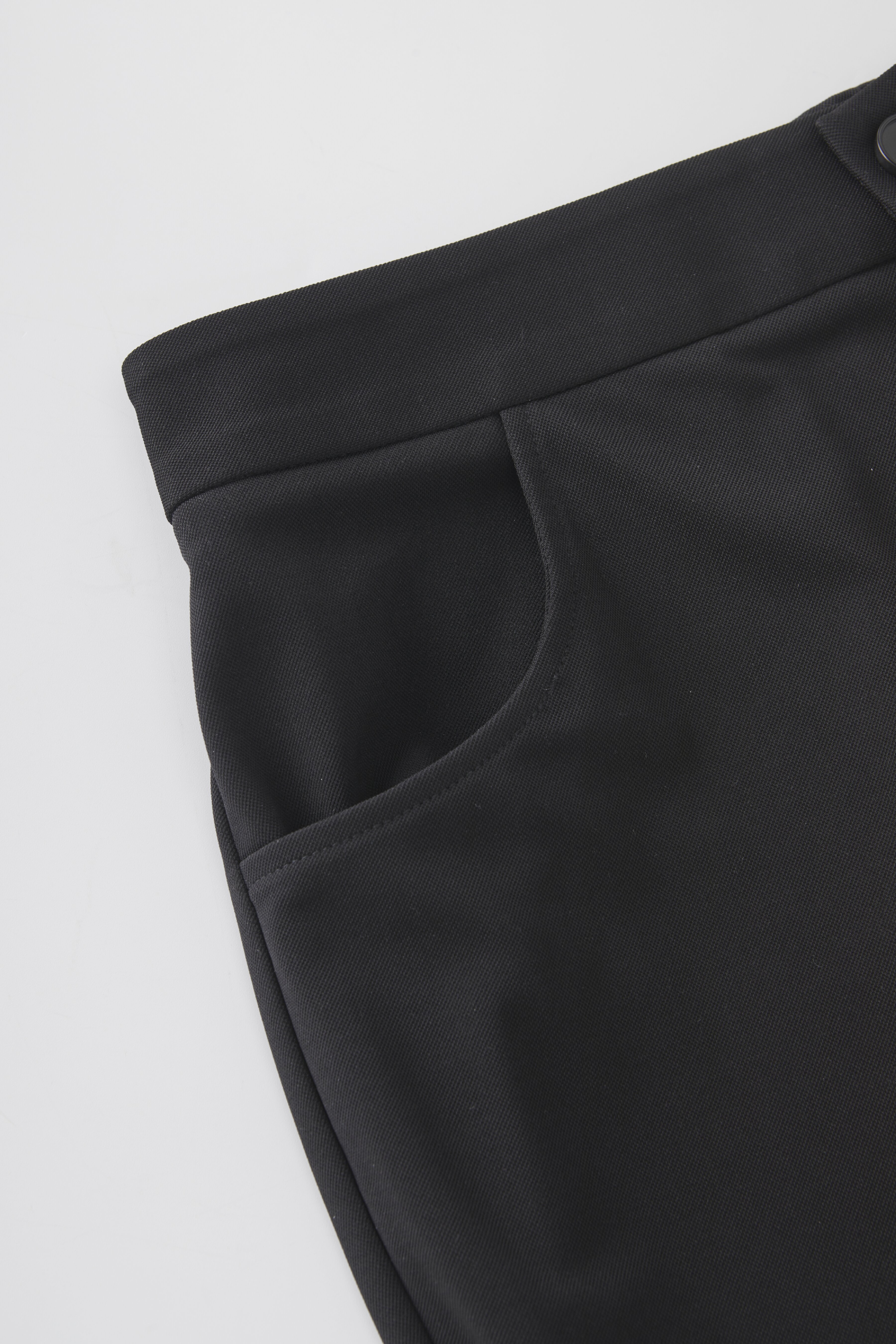 High waisted slightly flared ankle ruffled casual pants FXK8012