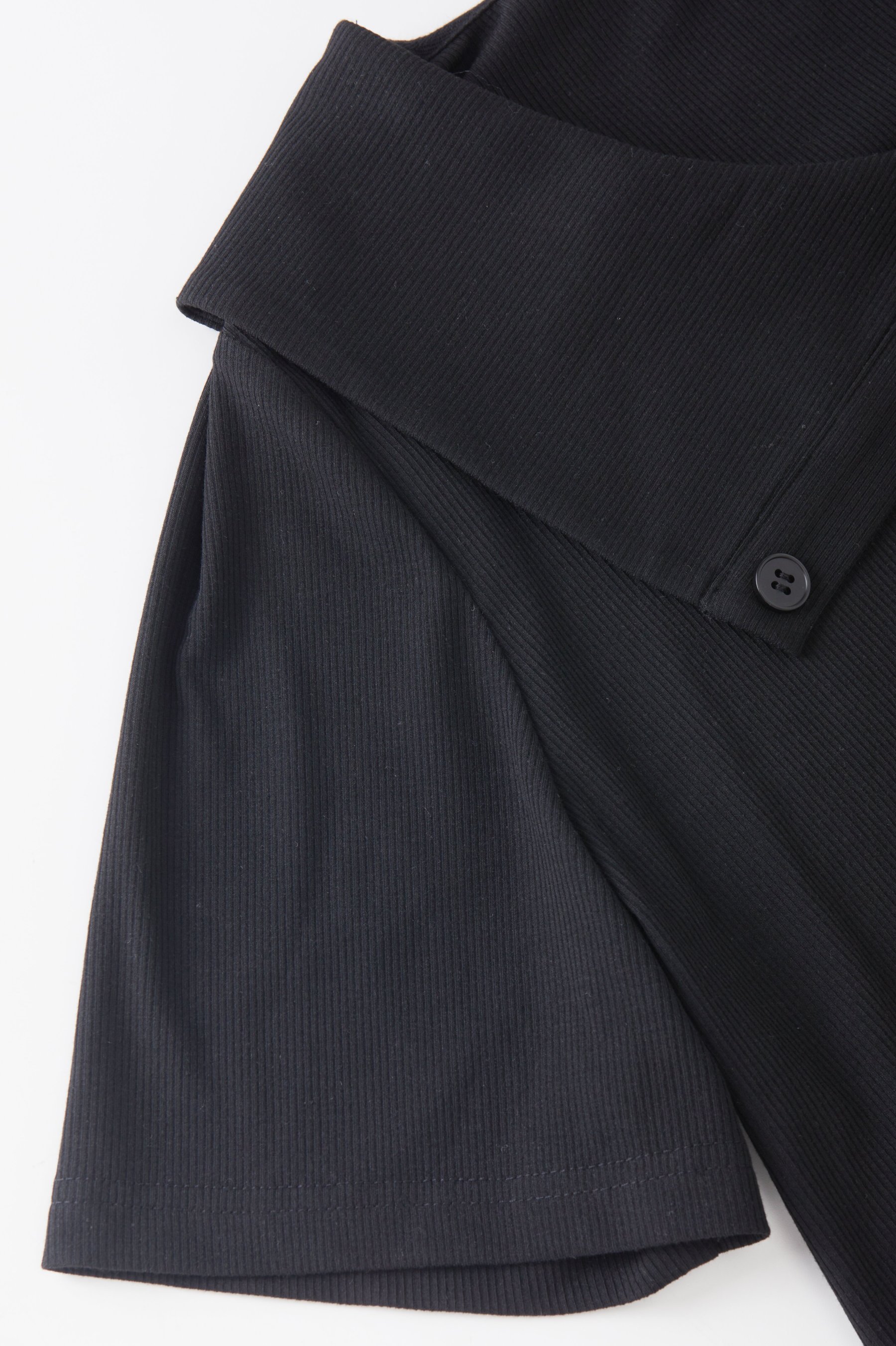 Flip collar chic slimming T-shirt FXZ9018