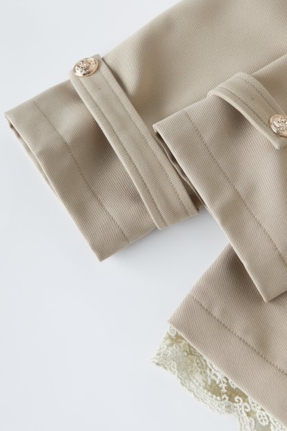 Lace patchwork waistcoat DDW2138