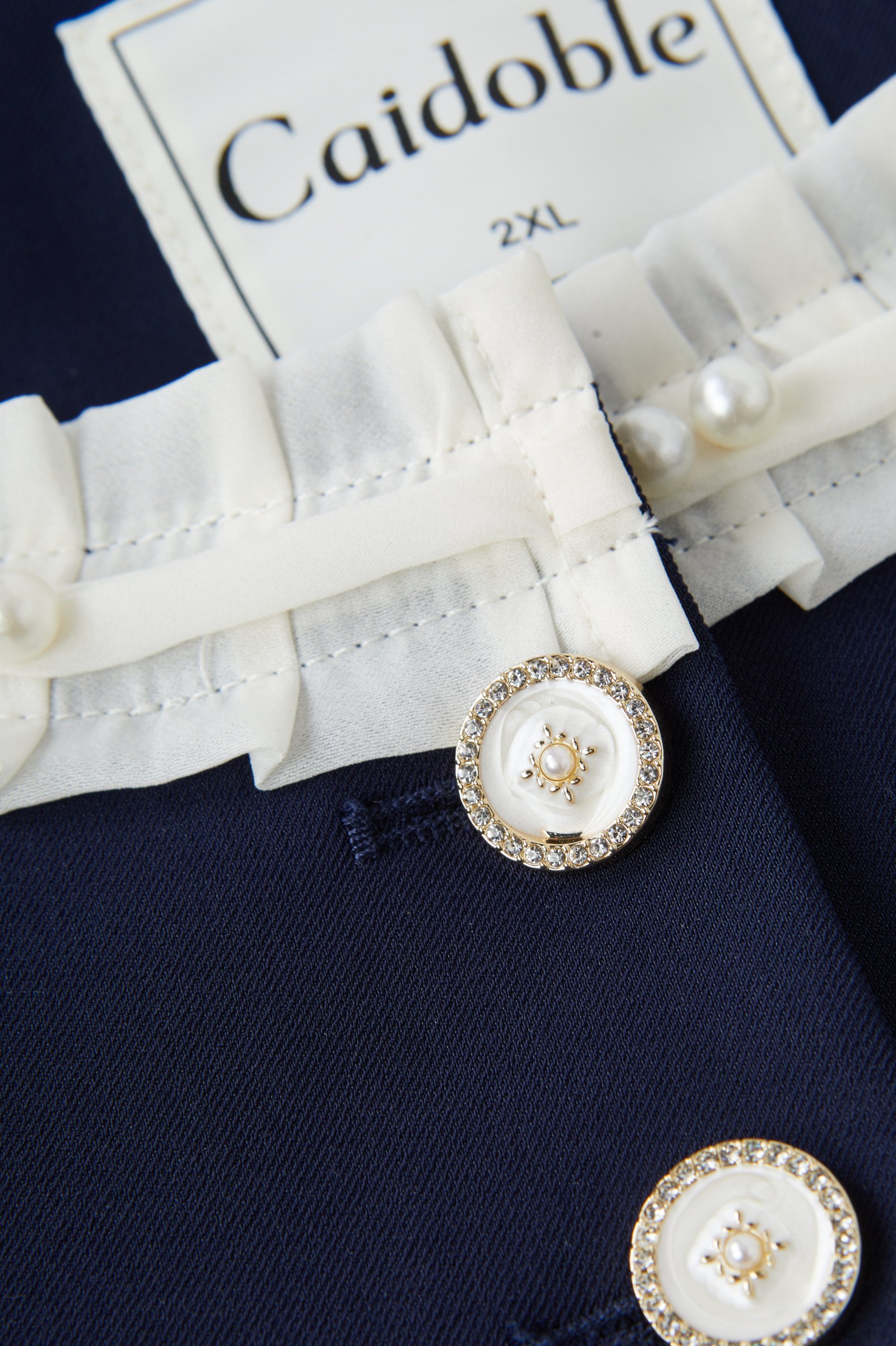 Lace Patchwork Blazer ECW2512