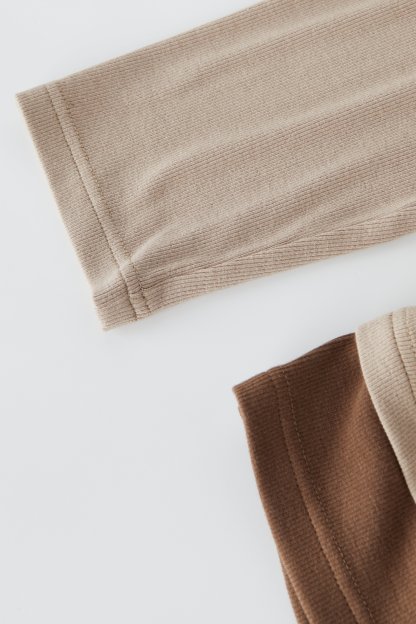 Fake Two-Piece Spliced Hooded Long Sleeve T-Shirt Top ECZ1921