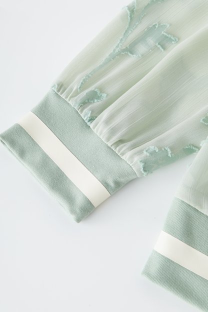 Jacquard Hooded Thin Jacket ECW2568N