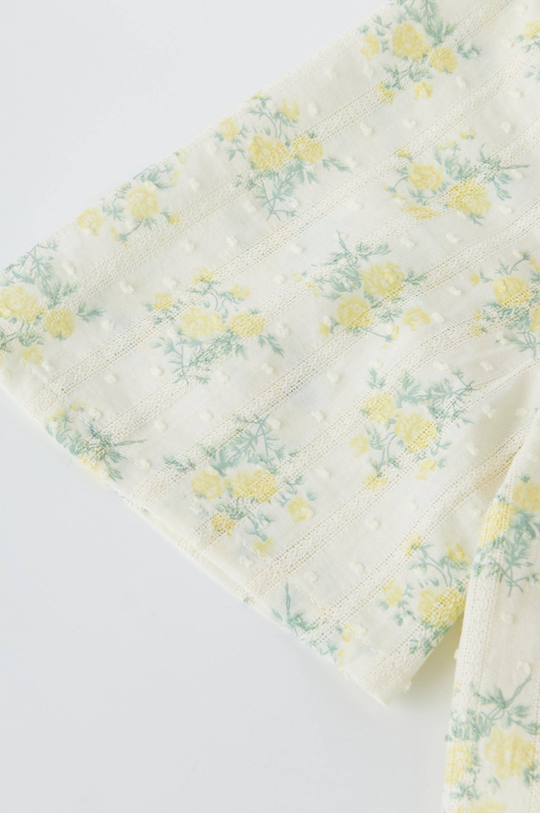 Lace Collar Floral Blouse EXA2981