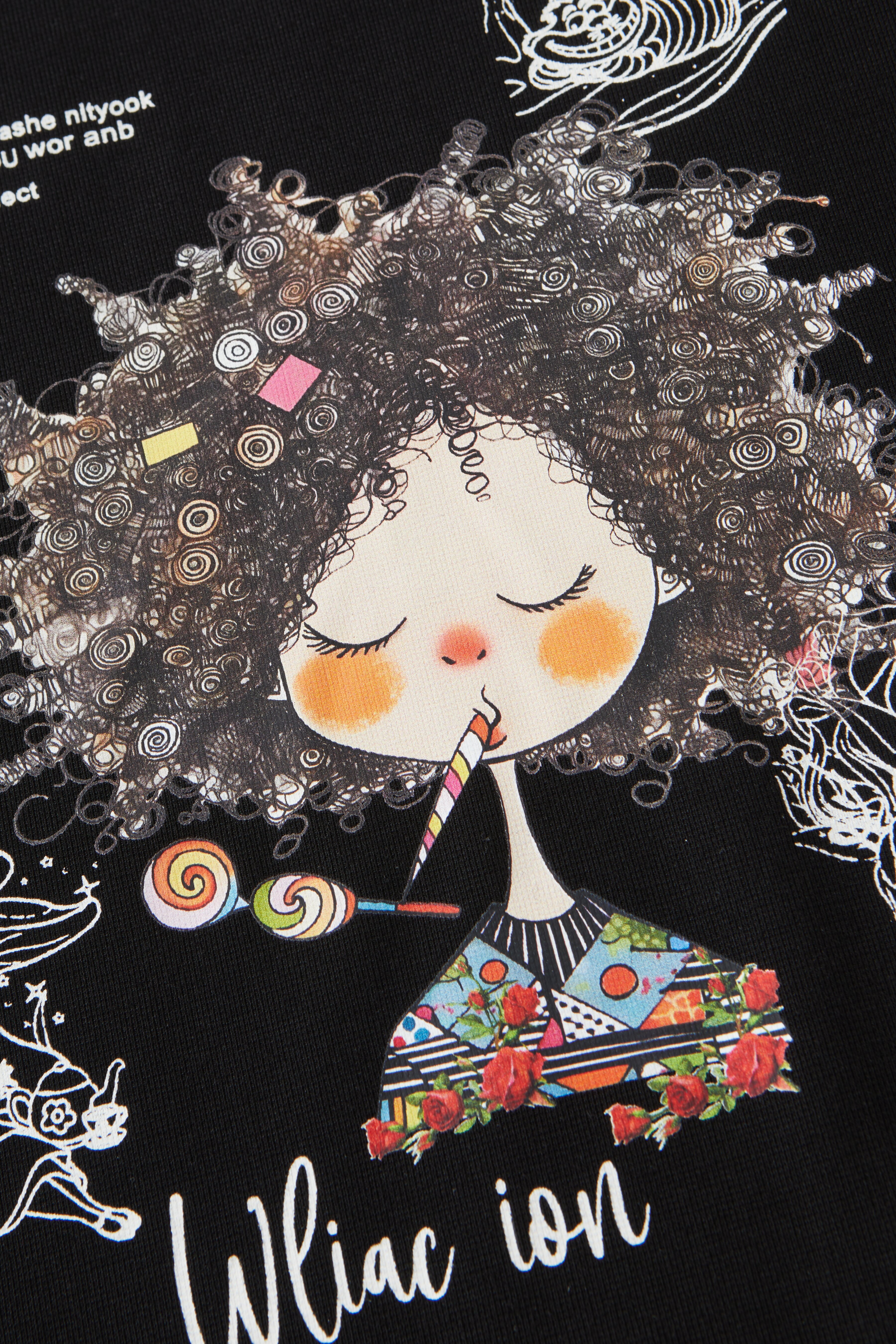 Ruffled Patchwork Printed Dress ECQ2380