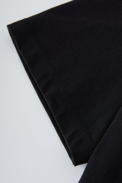 Off-shoulder Tie Salona Cotton Knit T-shirt EXZ2676