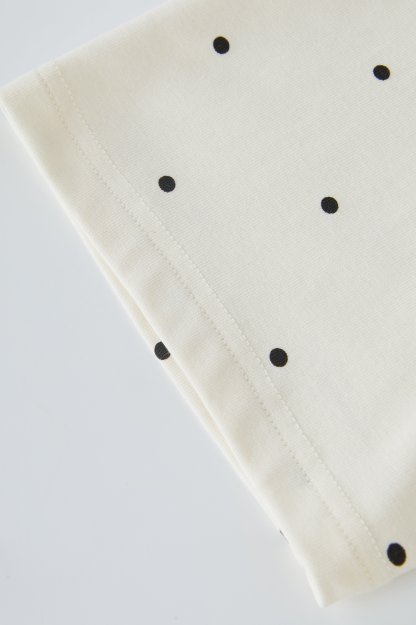 Polka Dot Carousel Print Top EXZ5050