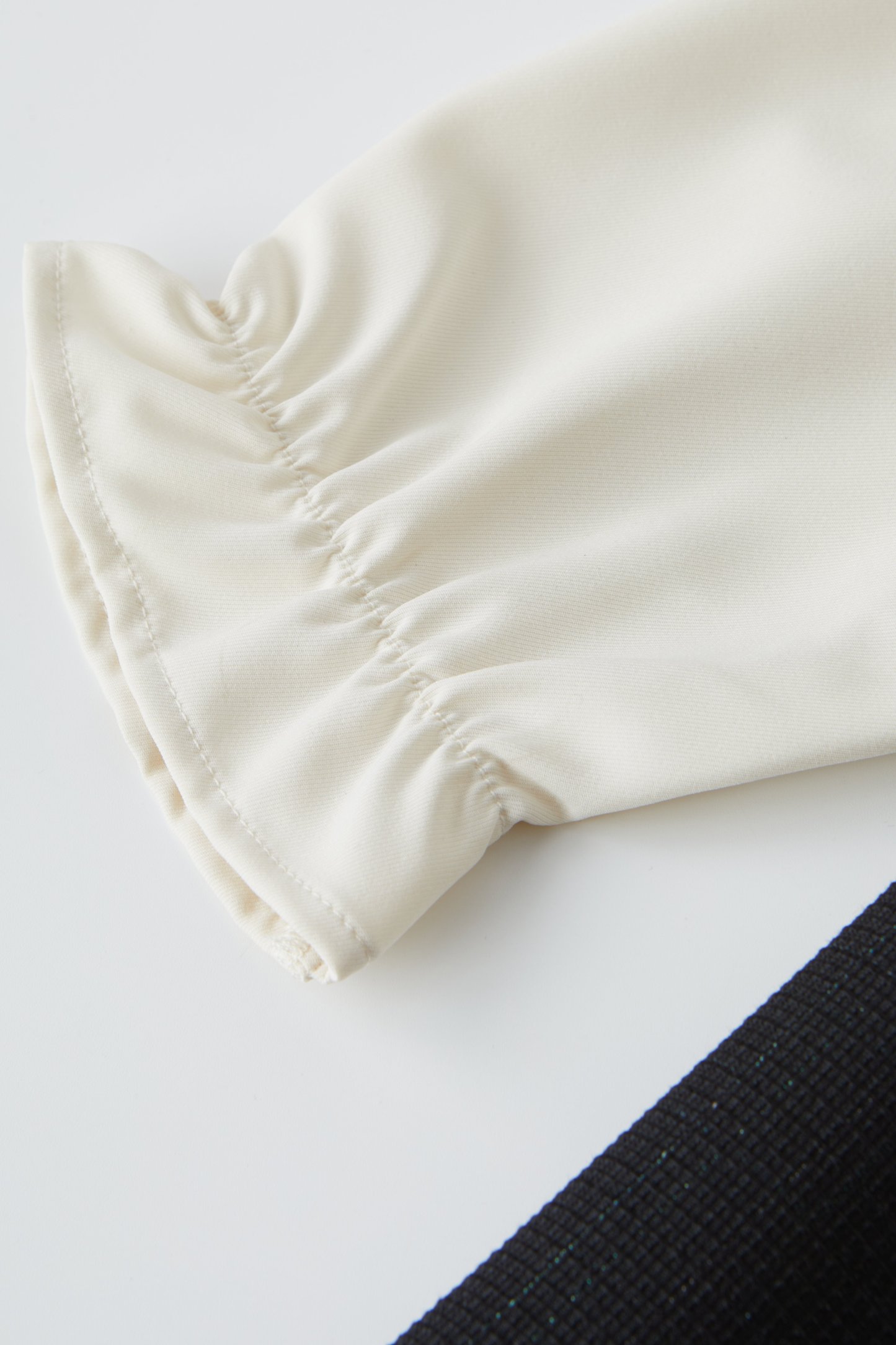 Splicing slim fit and slimming thick long skirt DDQ2375