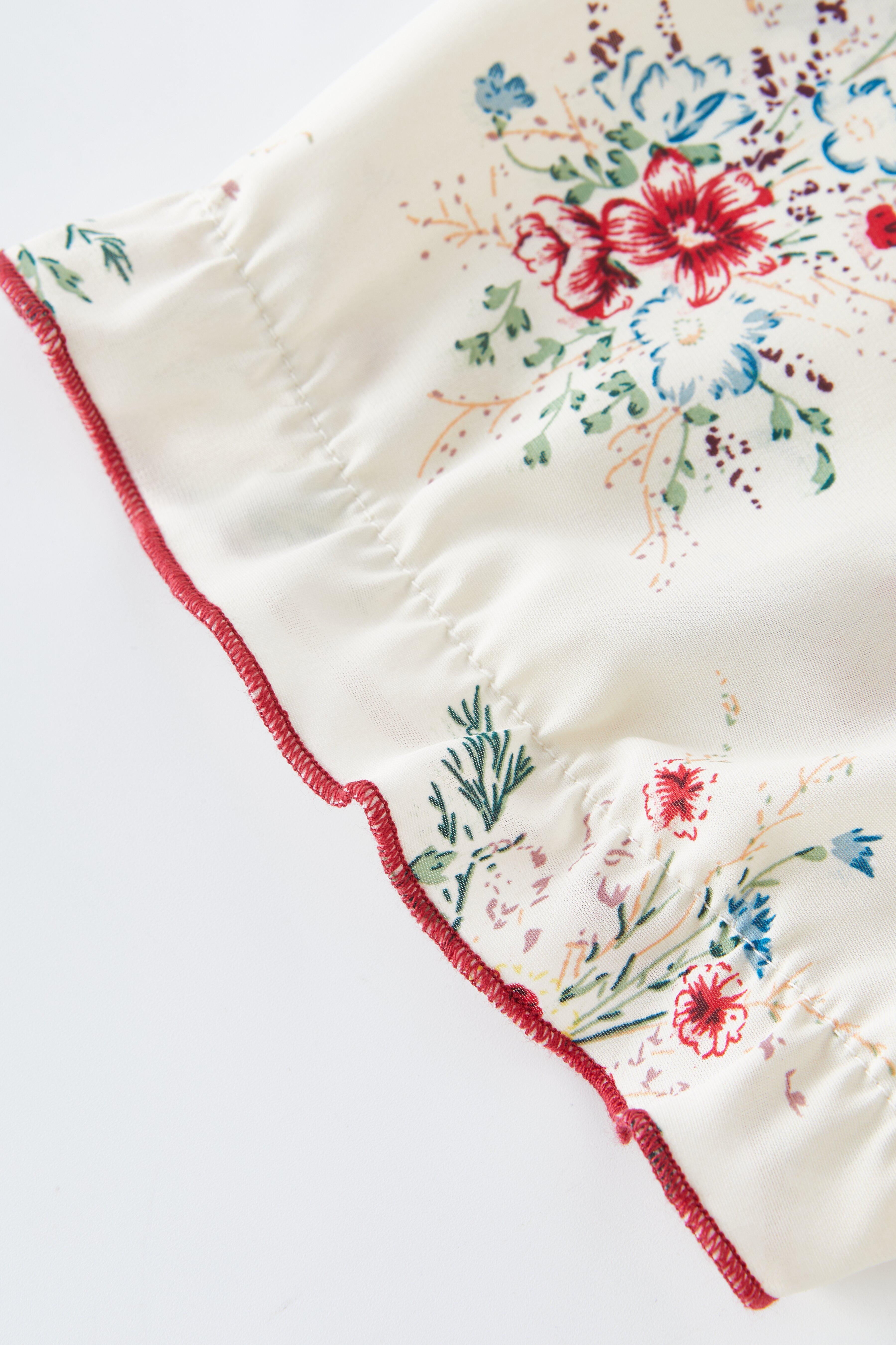 Square Neck Textured Floral Dress EXQ5508