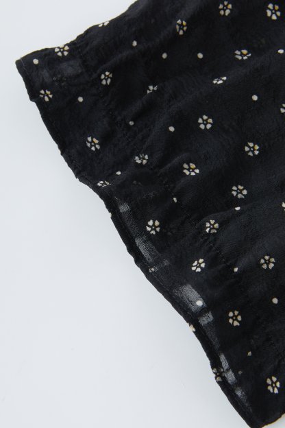 Round Neck Lace Trim Floral Dress EXQ5556