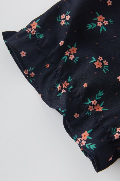 Square Neck Floral Sweet Dress EXQ5190