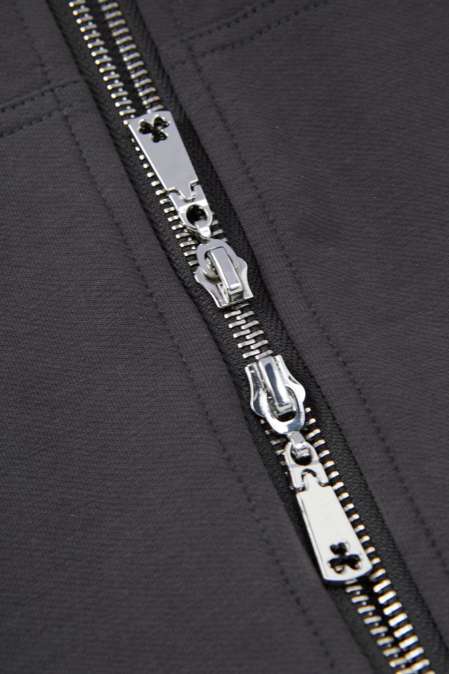 Double-ended Zipper Hooded Sweatshirt Thin Jacket EDW5605N