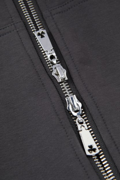 Double-ended Zipper Hooded Sweatshirt Thin Jacket EDW5605N