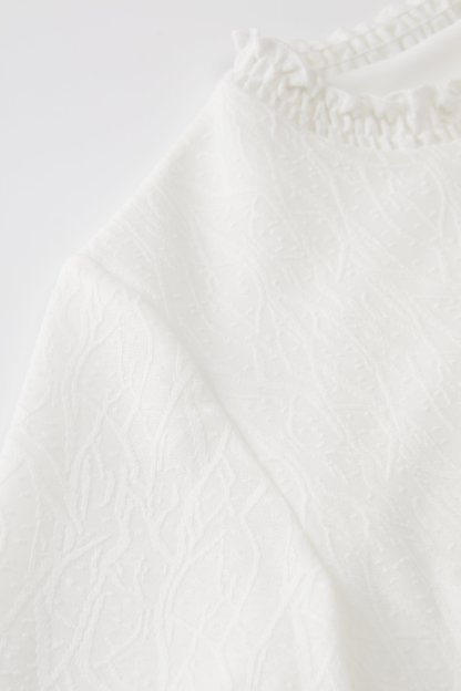 Extremely simple style slim fit top EDZ5799