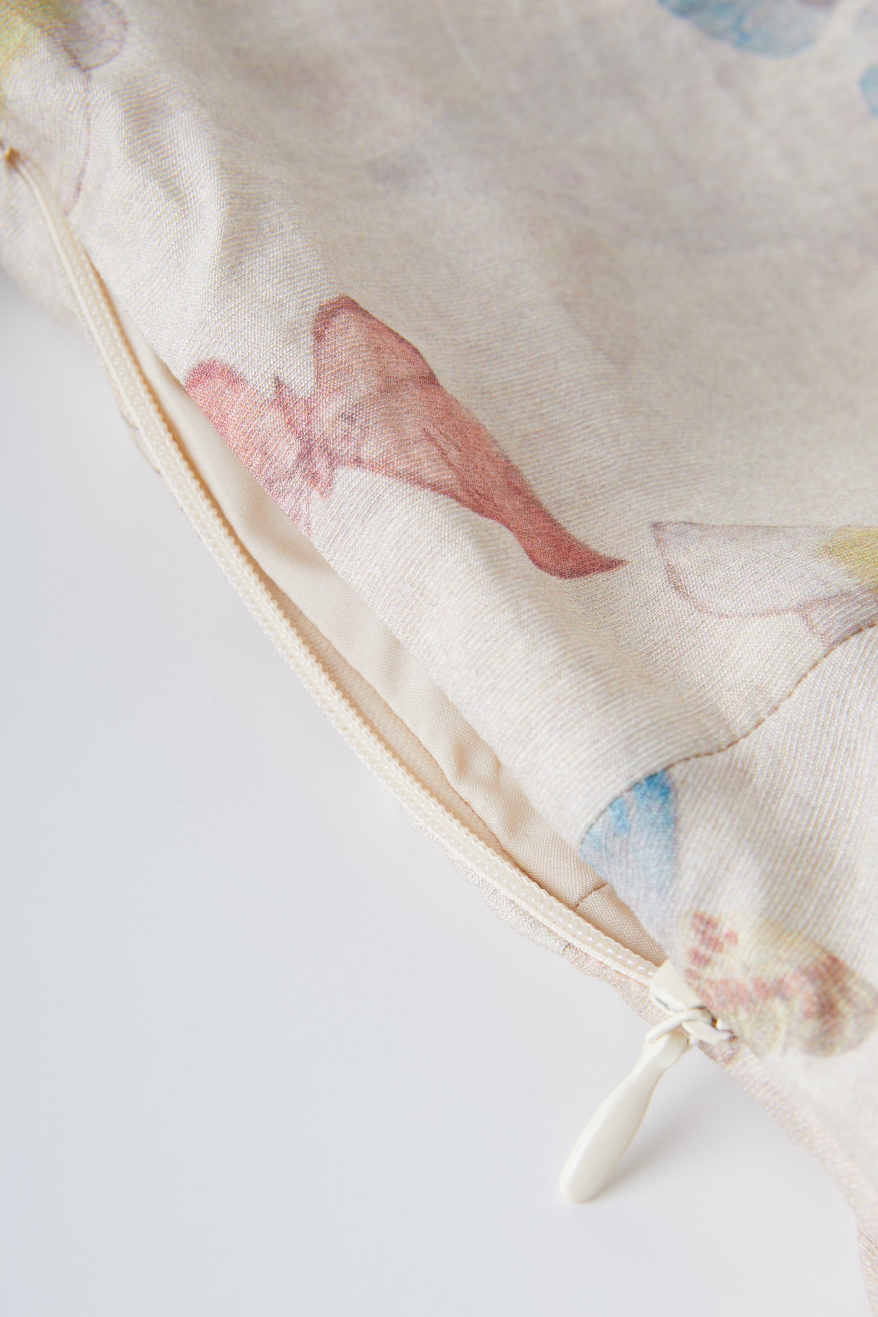 Casual V-neck floral bubble sleeve dress DXQ1607