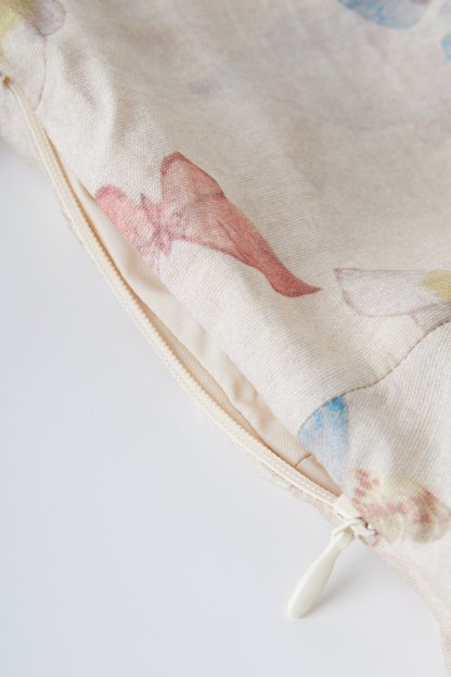 Casual V-neck floral bubble sleeve dress DXQ1607