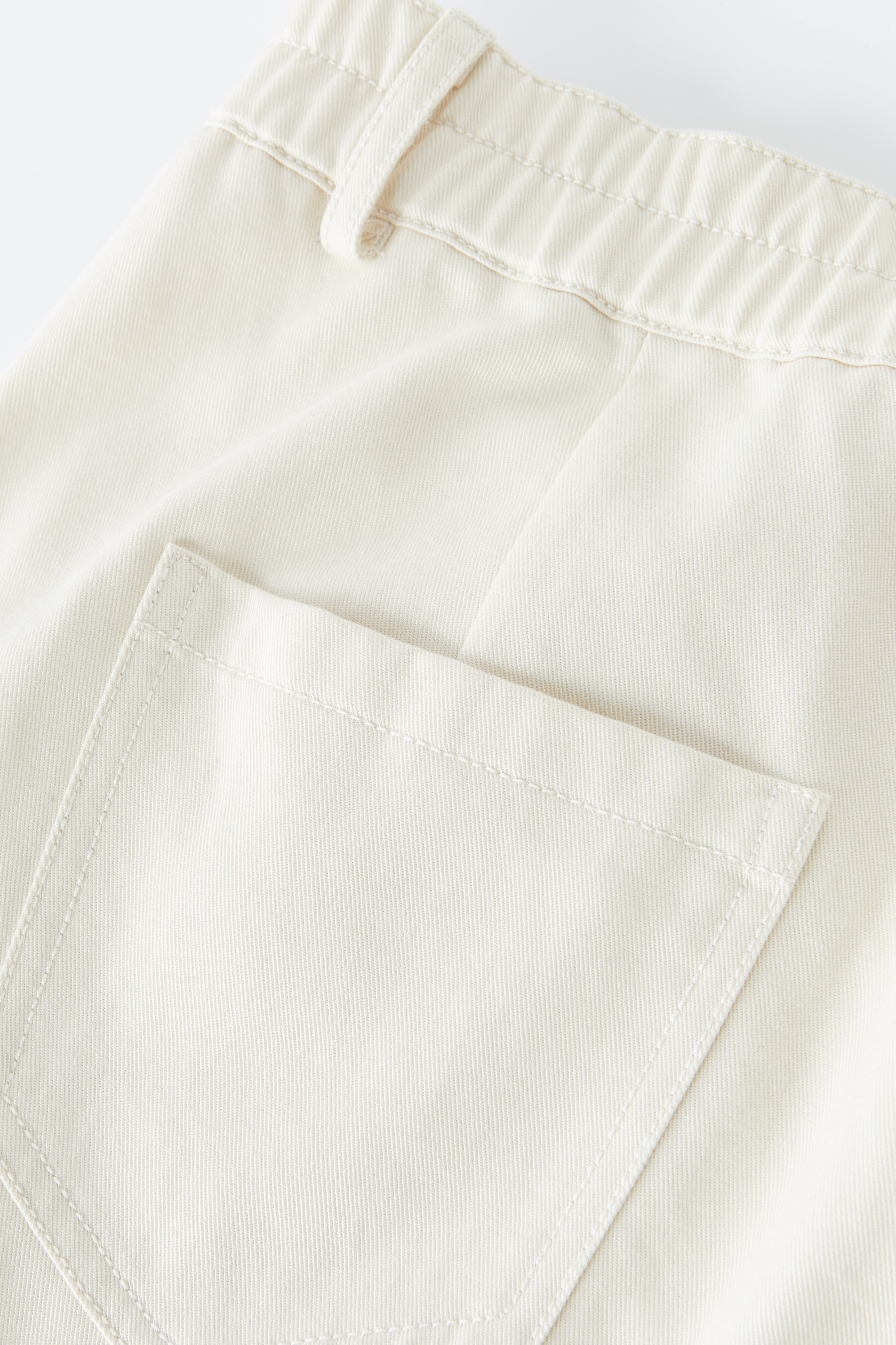 Lyocell Elastic Waist Straight Pants EXK5509