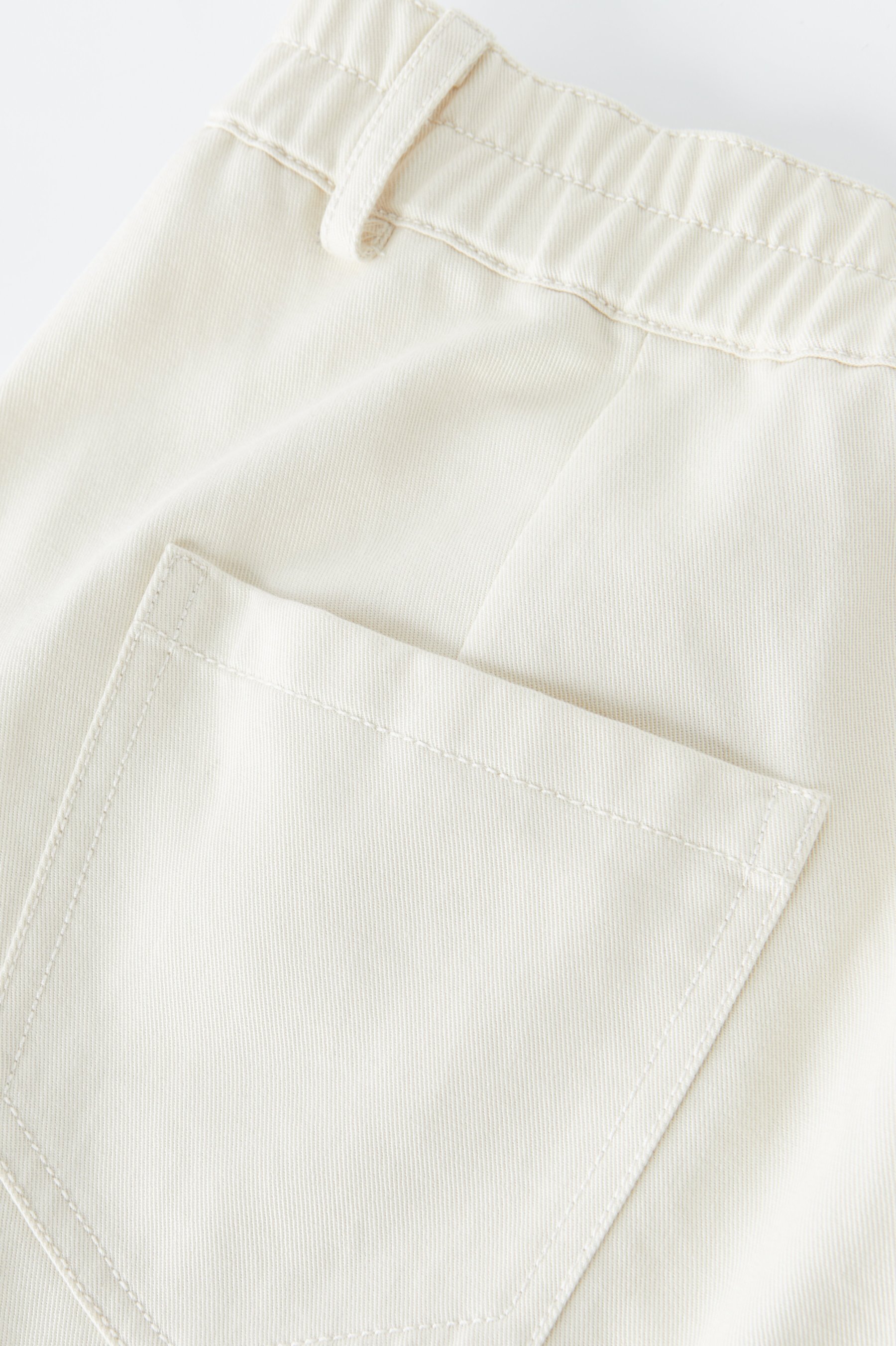 Lyocell Elastic Waist Straight Pants EXK5509