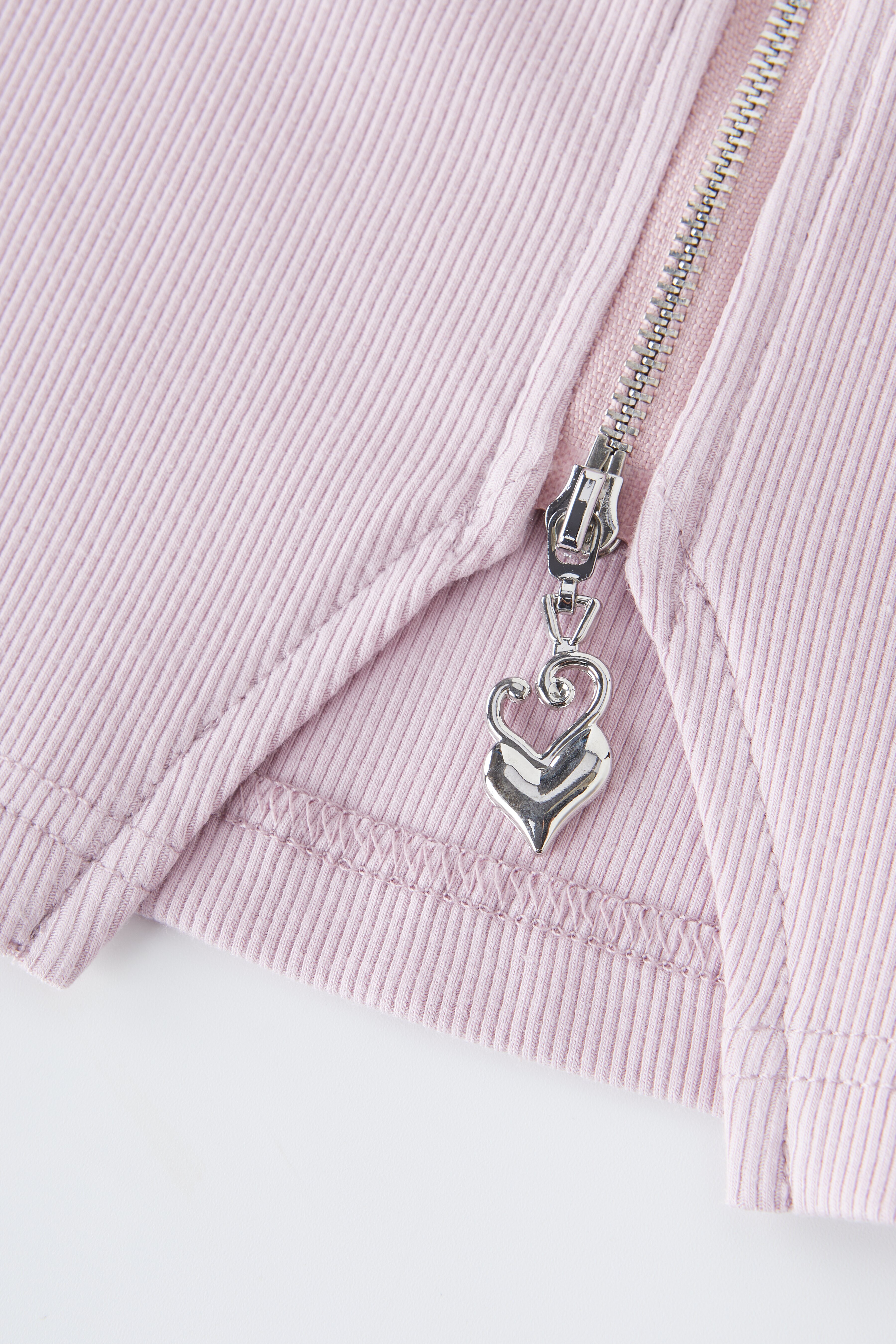 POLO Collar Zipper Pleated Short Sleeve Top EXZ5279