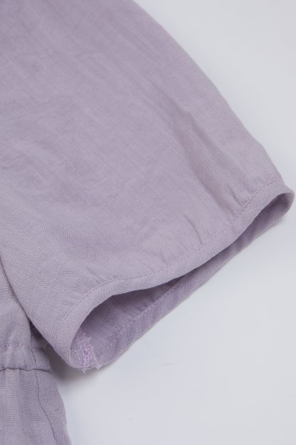 V-neck No Matching Fake Two-piece Slimming Top EXA5725