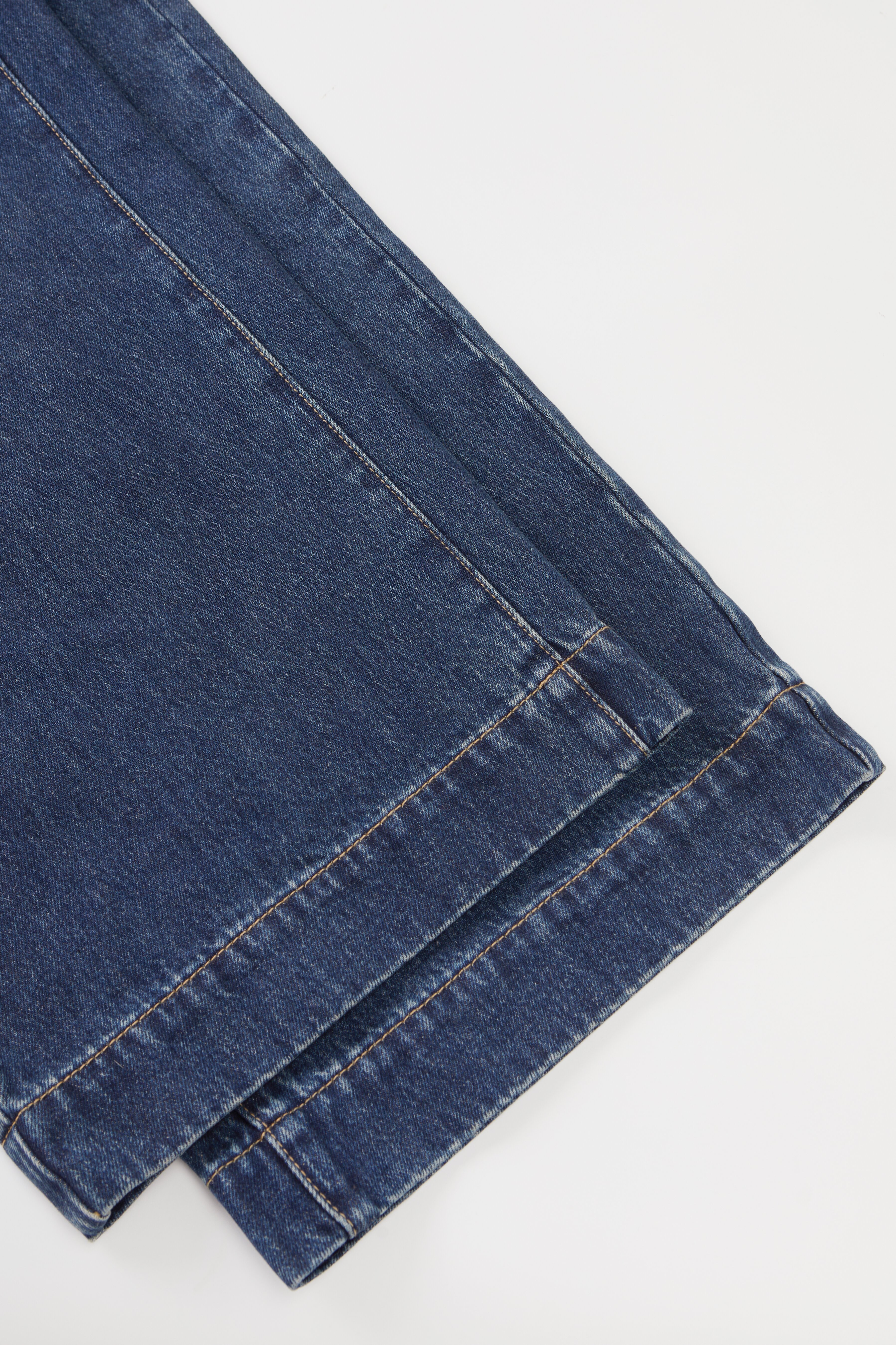 retro wide-leg straight-leg denim pants EDK5862