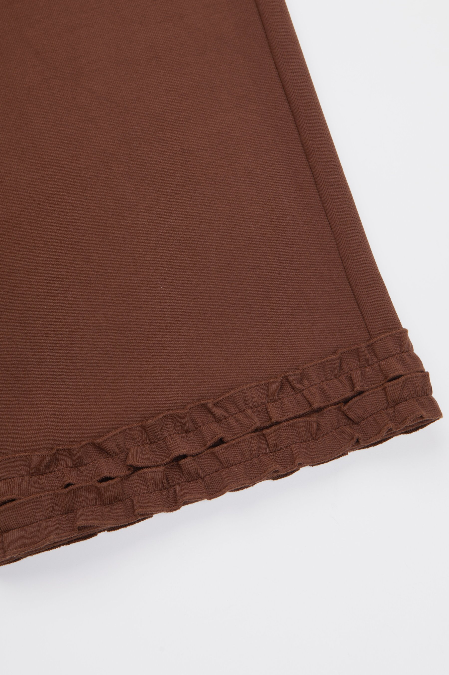 Autumn straight-leg Ruffled Knitted Casual Pants EDK5688