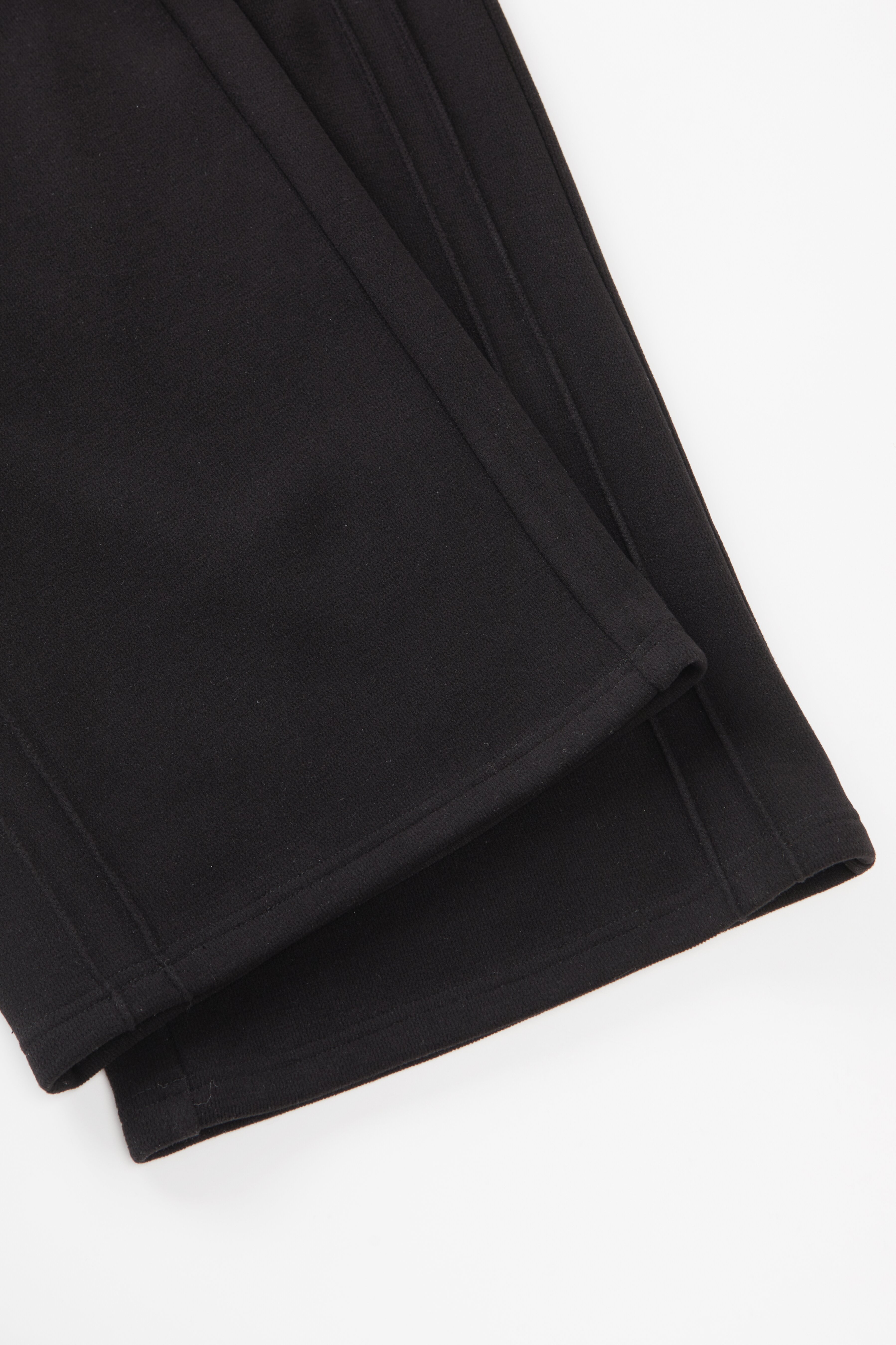 Fleece-Lined Straight-Leg Glutinous Rice Casual Pants EDK5851