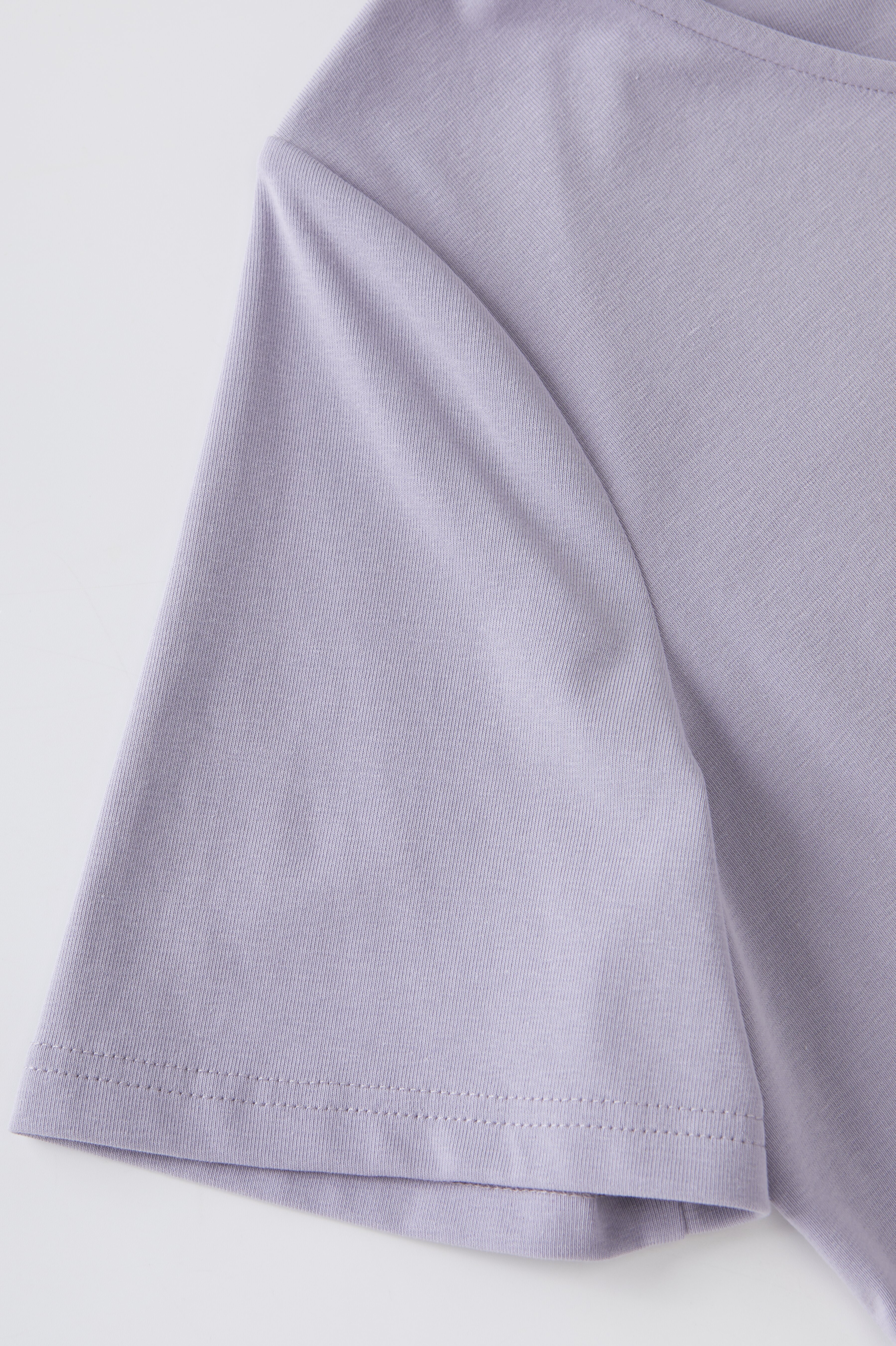 Irregular knit with waist cinching T-shirt FXZ7033