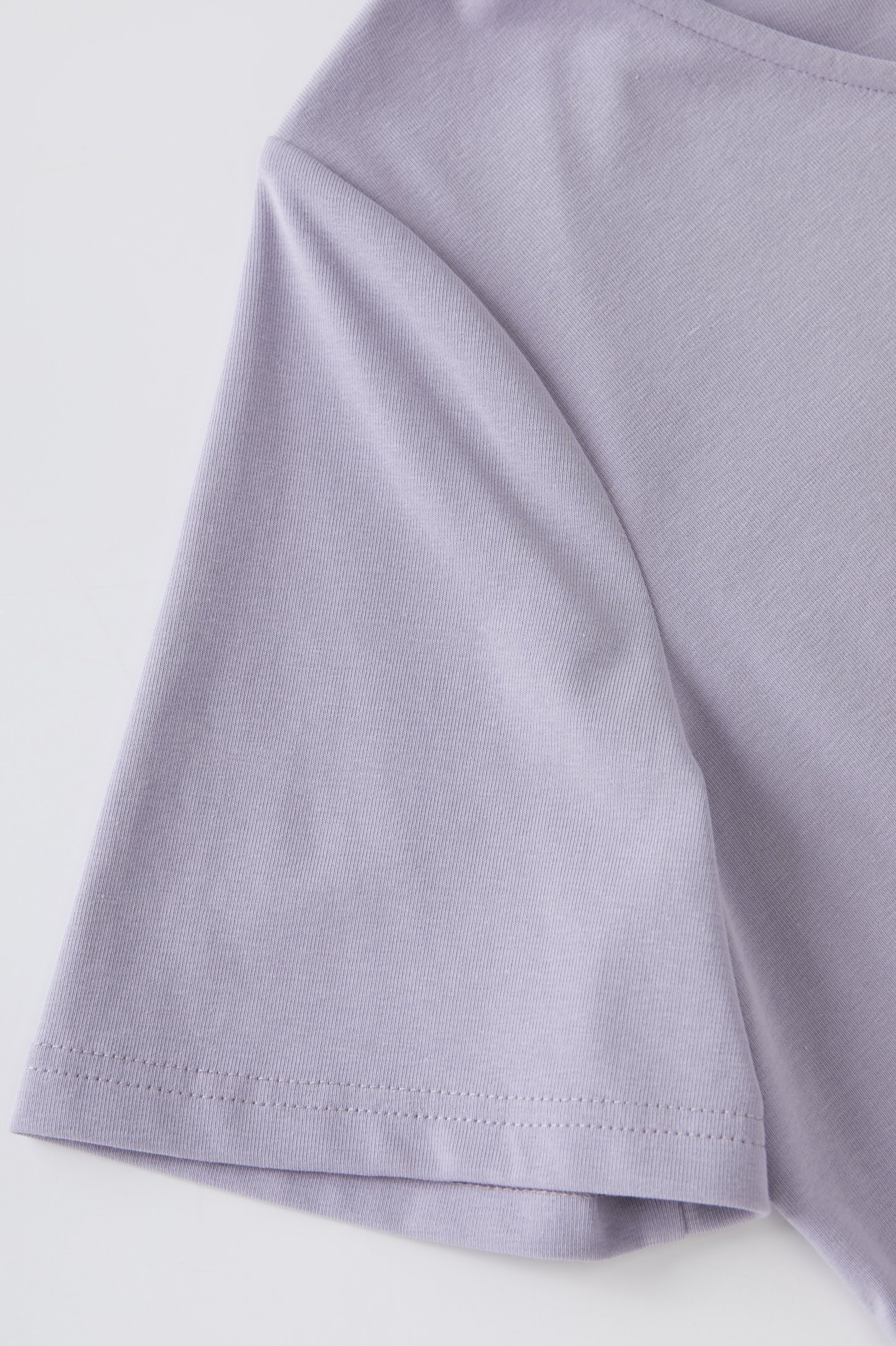 Irregular knit with waist cinching T-shirt FXZ7033