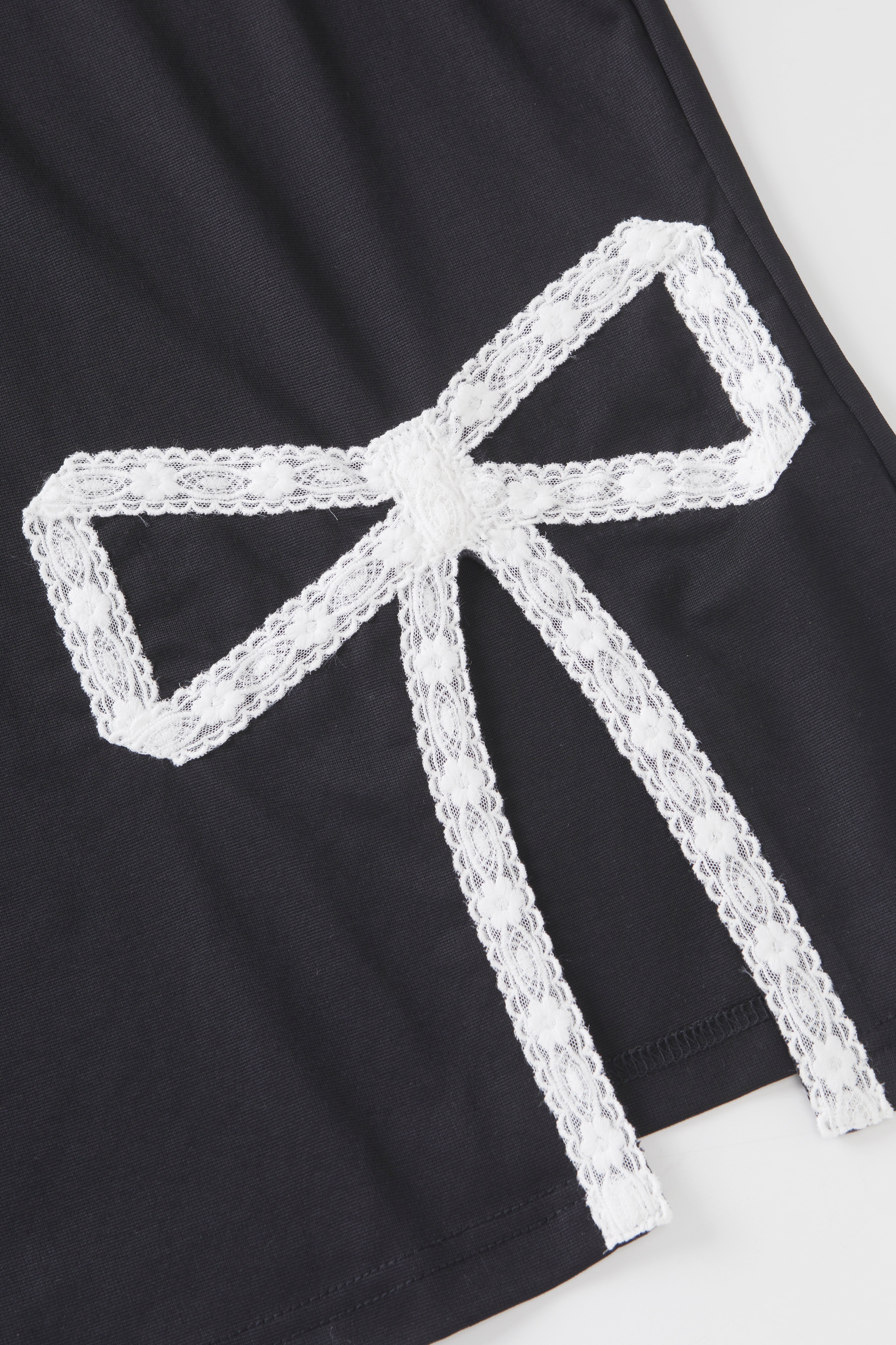 Round neck nail pearl slit temperament T shirt FXZ8060