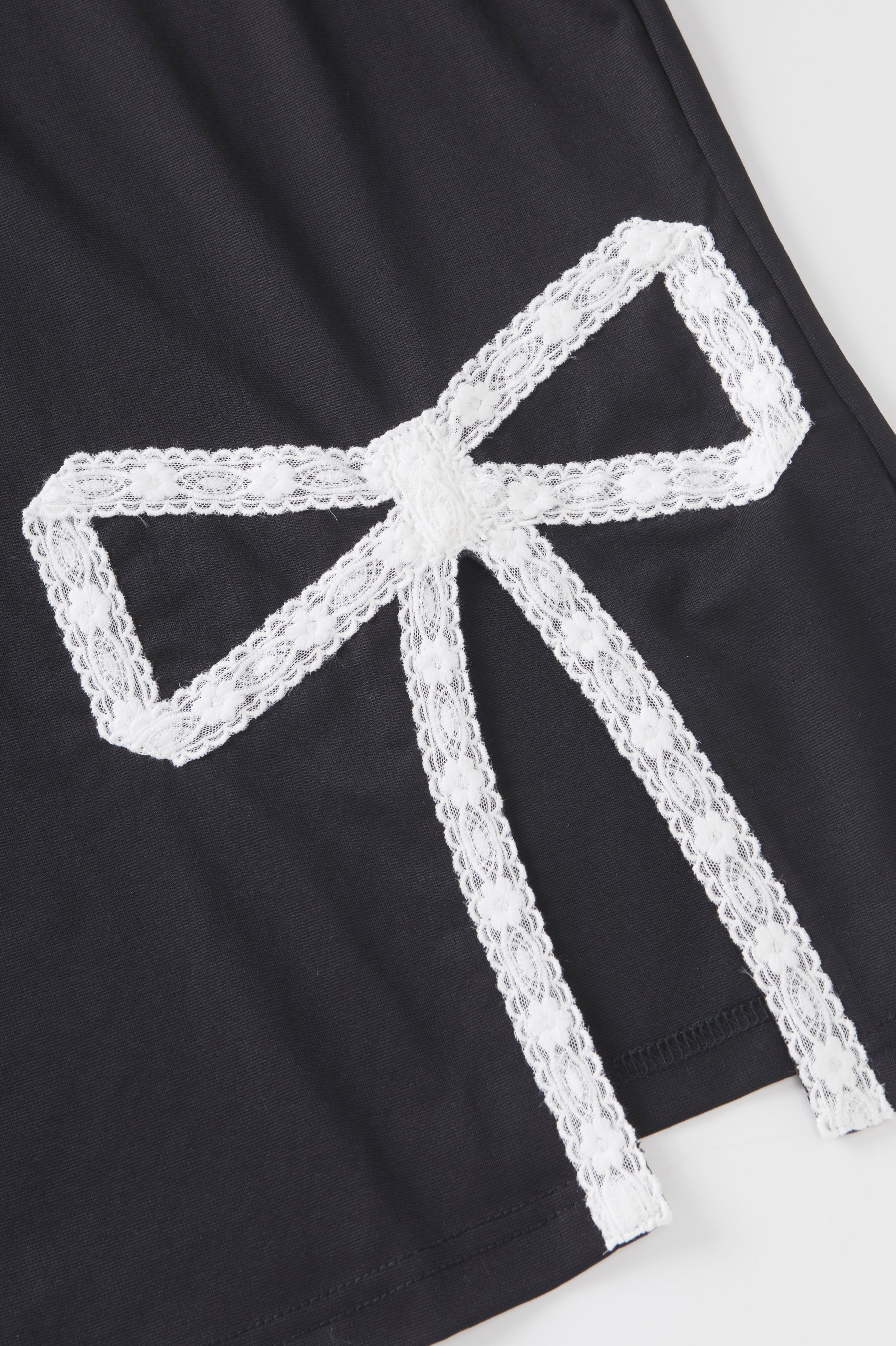 Round neck nail pearl slit temperament T shirt FXZ8060