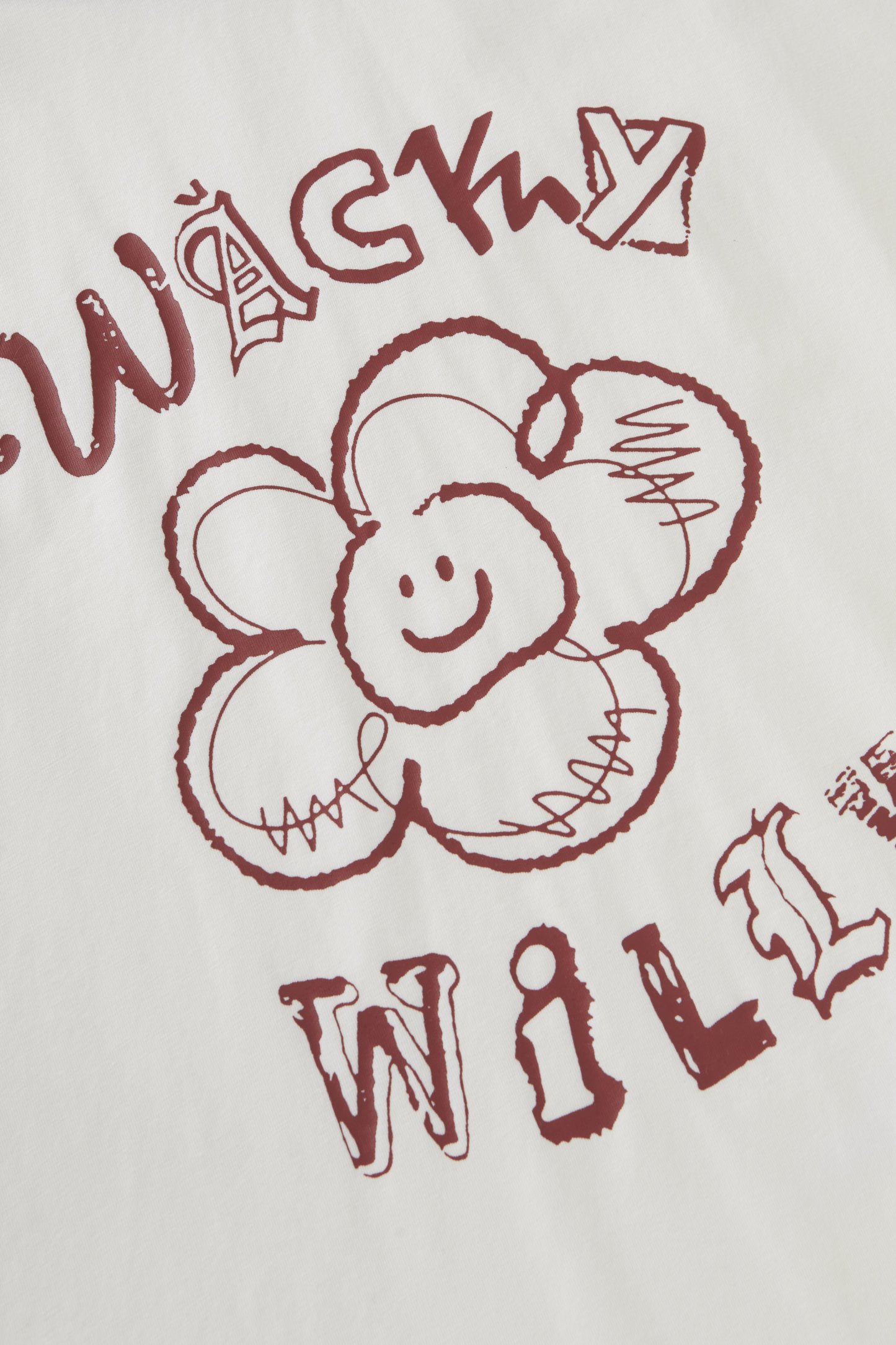 Flower print contrasting raglan sleeve T-shirt FXZ8011