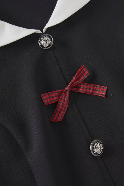 Age reducing bow doll collar shirt FXA8022