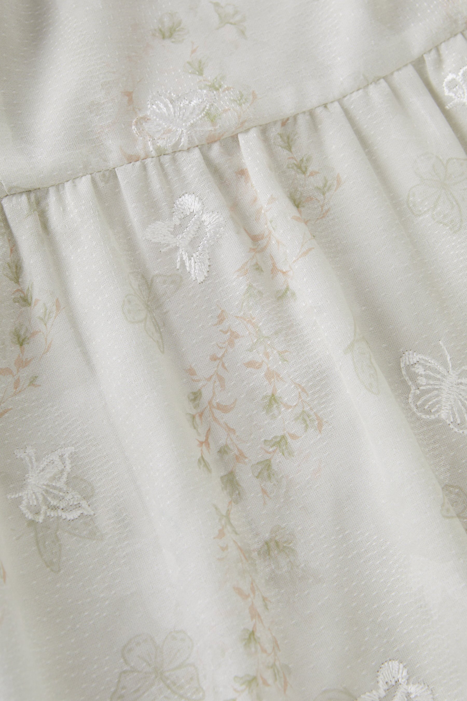 Vacation style square collar floral waist cinching dress FXQ7098