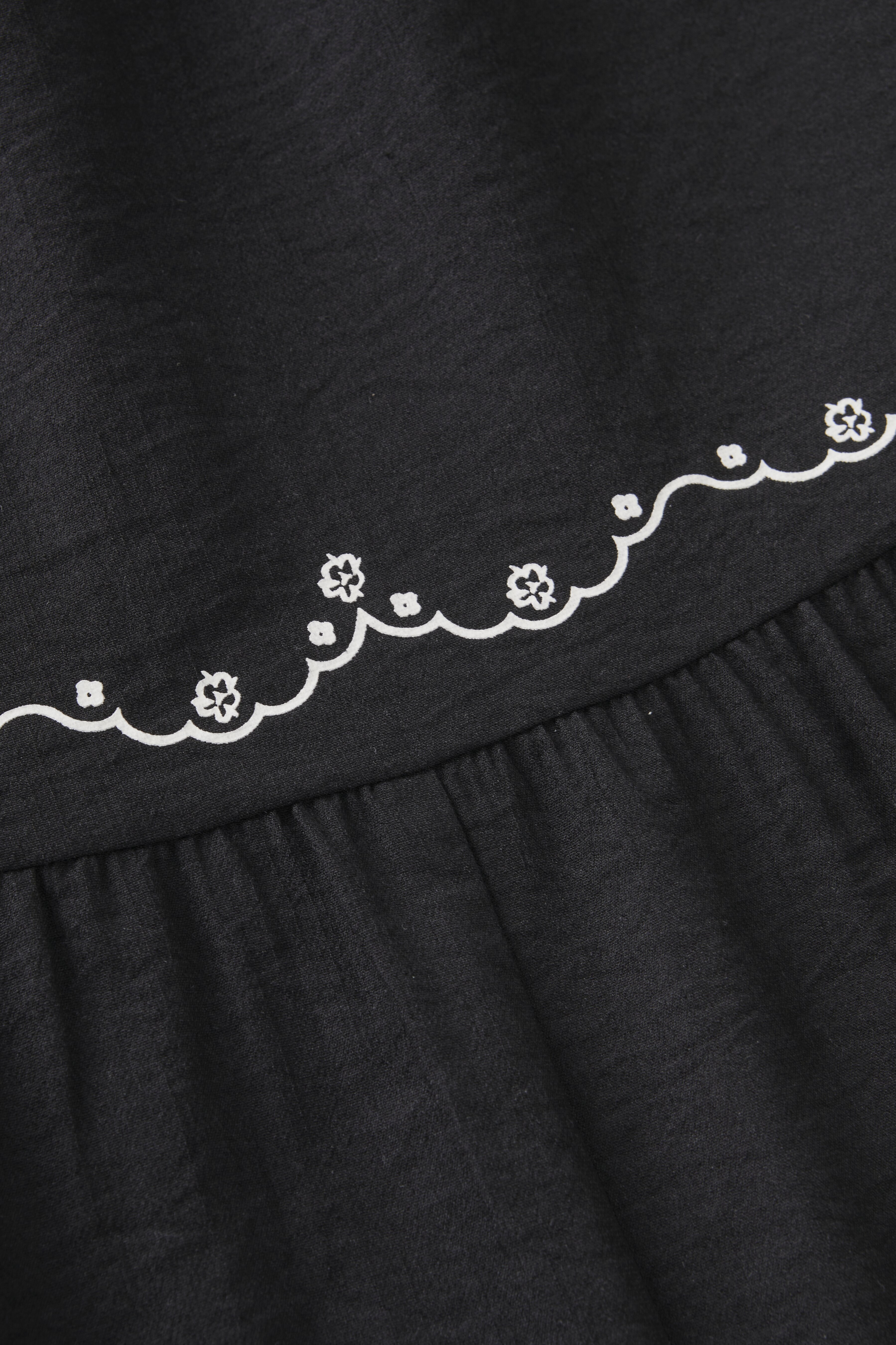 High waisted printed cake A-line skirt FXBQ8057