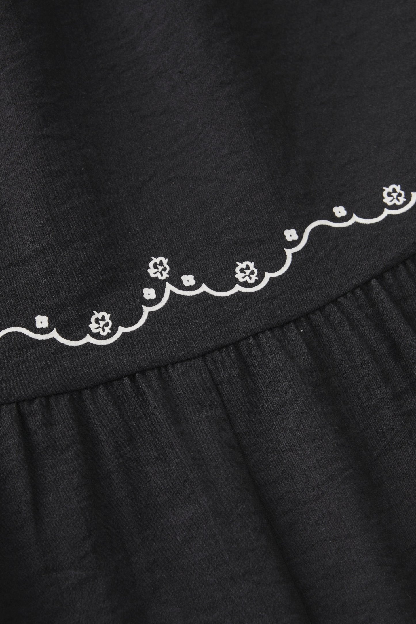 High waisted printed cake A-line skirt FXBQ8057