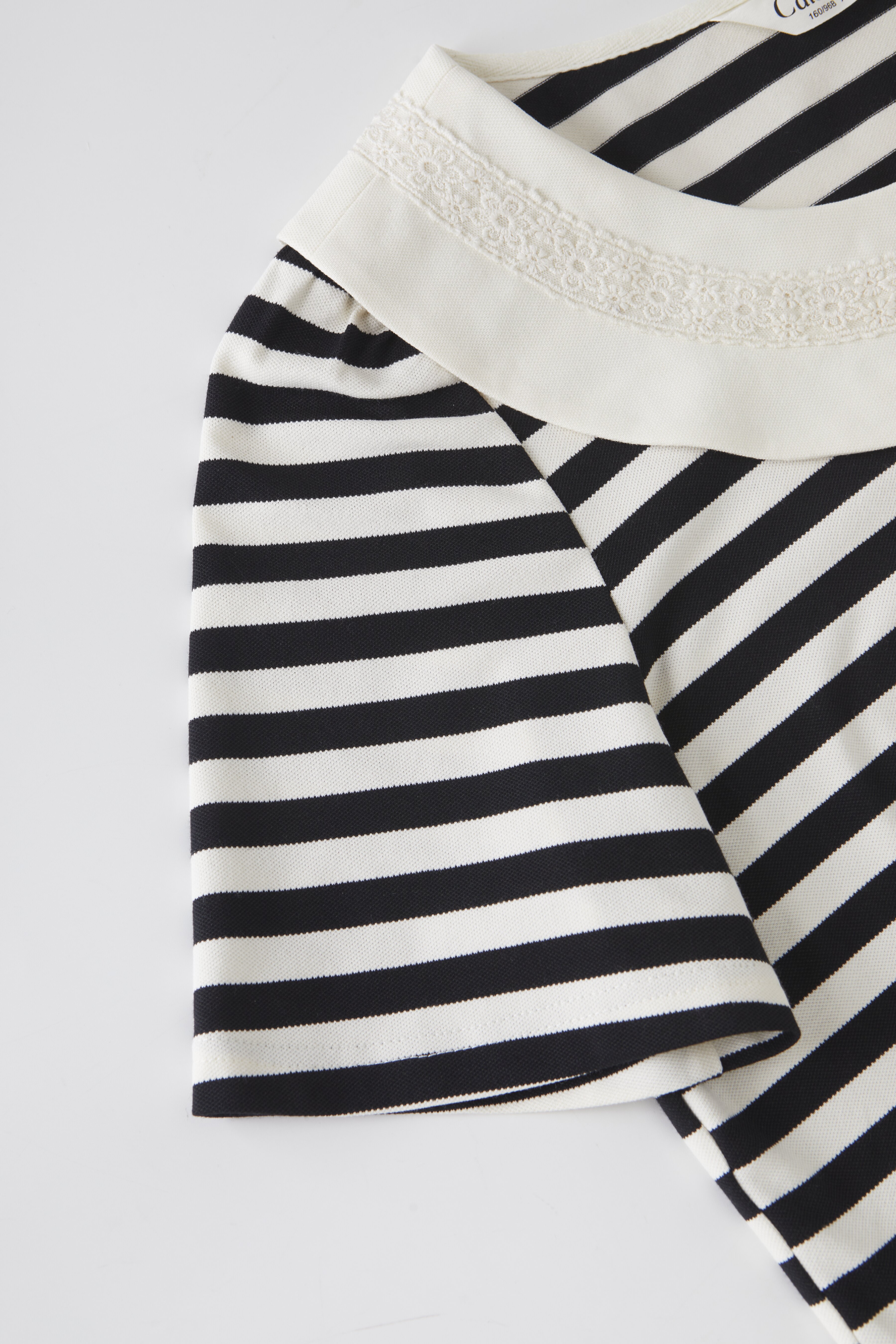 Baby collar lace bow T-shirt FXZ8066