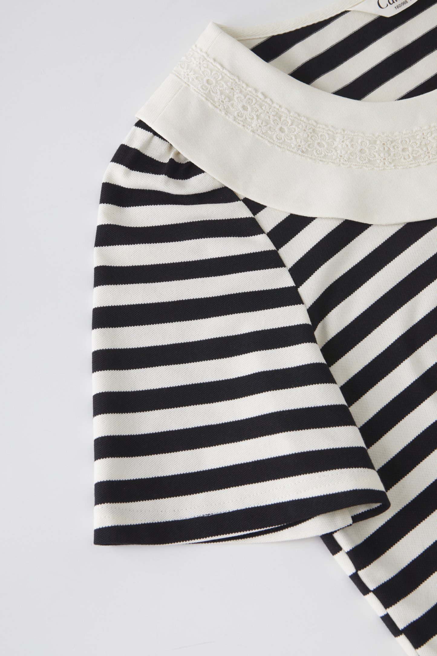 Baby collar lace bow T-shirt FXZ8066