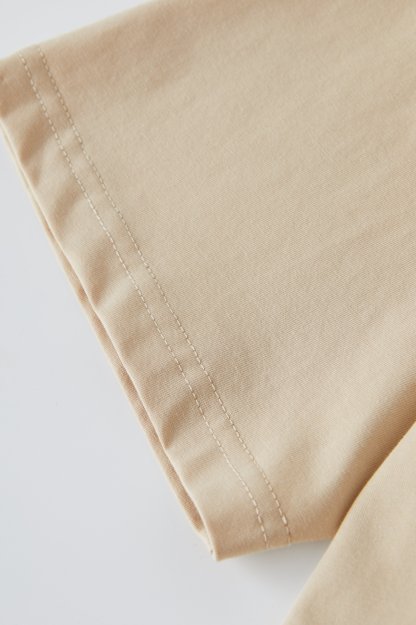 Round Neck Letter Print T-shirt Top Exz2670