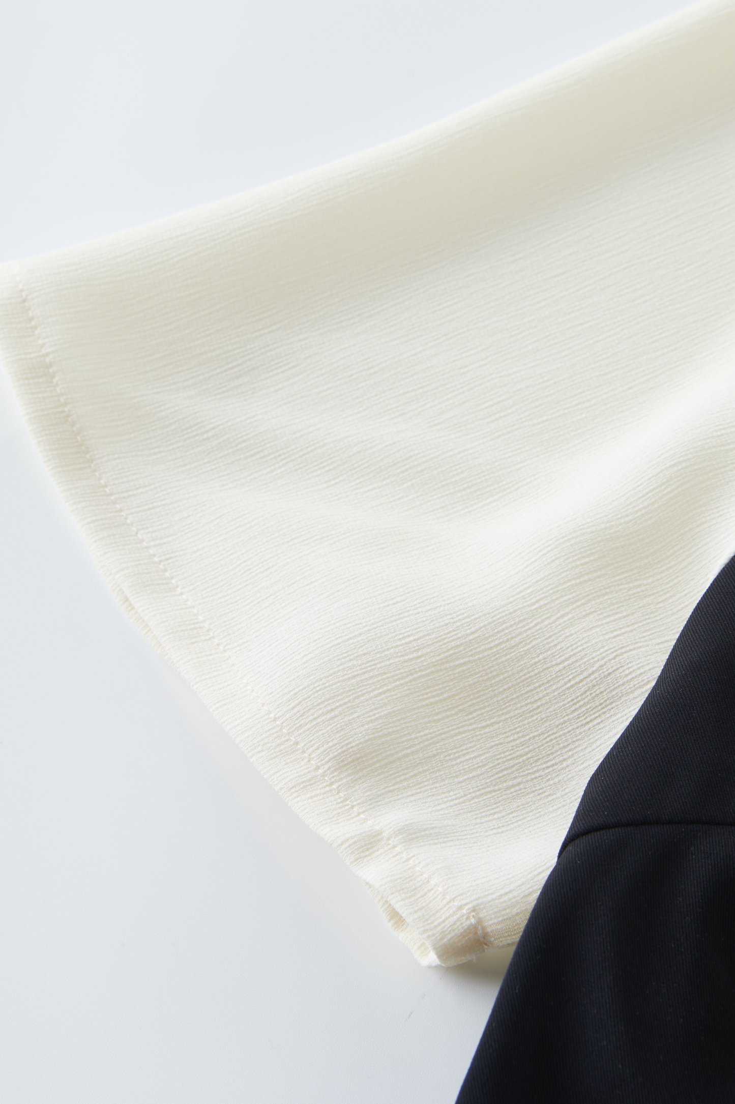 Doll Collar Patchwork Fake Two-Piece Dress DXQ1929