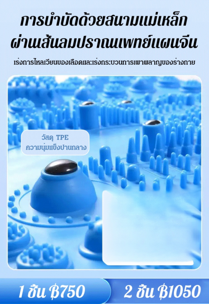 แผ่นนวดกดจุดฝังเข็มที่ฝ่าเท้า