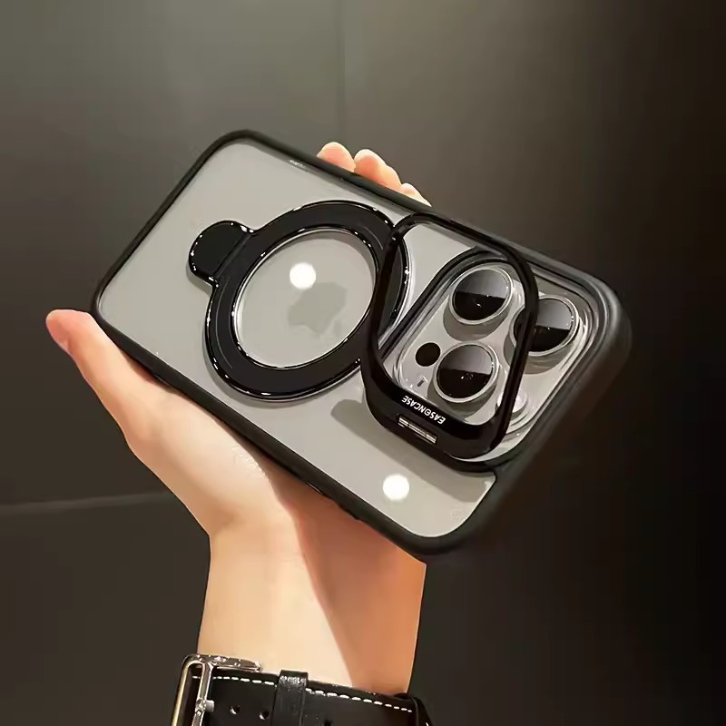 【แฟชั่นล้ำสมัย】เคสโทรศัพท์พร้อมขาตั้งแม่เหล็กคู่