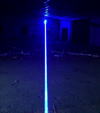 ไฟเลเซอร์จุดเดียวสีแดงและสีเขียว