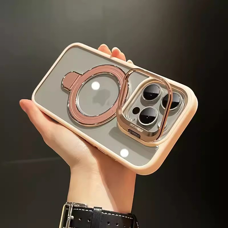 【แฟชั่นล้ำสมัย】เคสโทรศัพท์พร้อมขาตั้งแม่เหล็กคู่