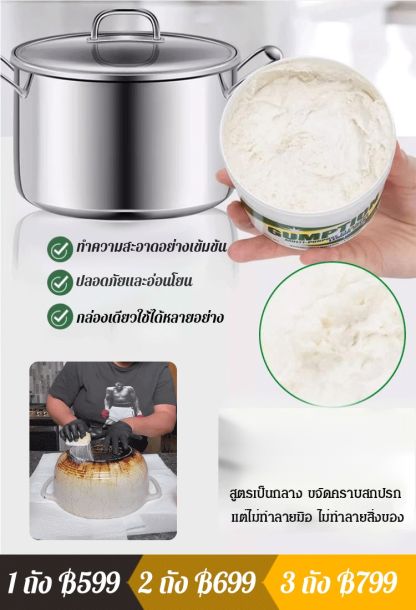 ครีมทำความสะอาดสแตนเลสอเนกประสงค์ข้ามพรมแดน