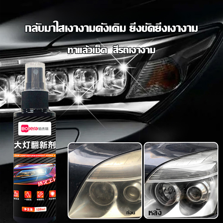 สเปรย์ทำความสะอาดไฟหน้ารถ