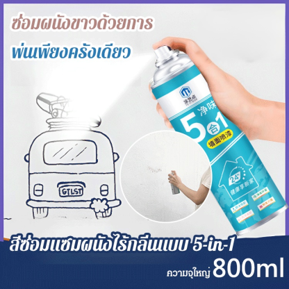 สีซ่อมแซมผนังไร้กลิ่นแบบ 5-in-1
