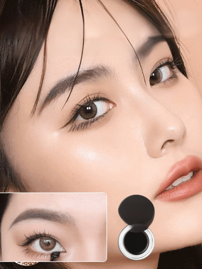 【แพ็ค 2 สี】อายไลเนอร์เนื้อเจลติดทนนานไม่เลอะ