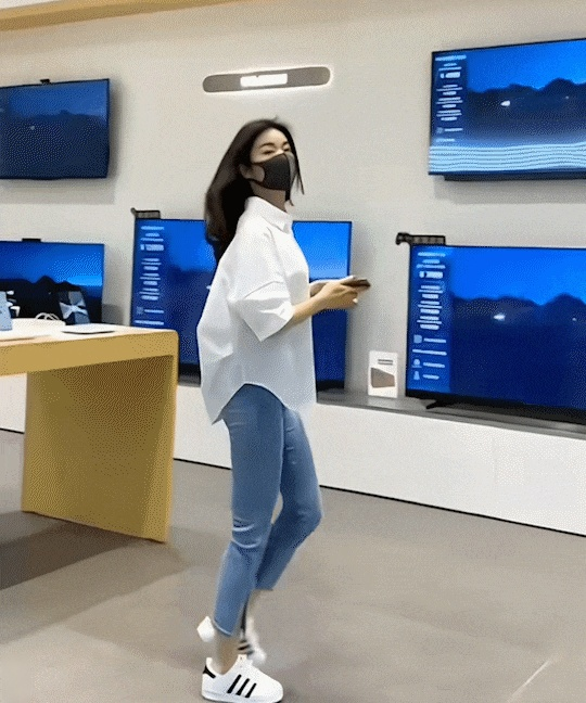 เสื้อเชิ้ตสีขาวรุ่นบางทรงหลวมและดูผอม