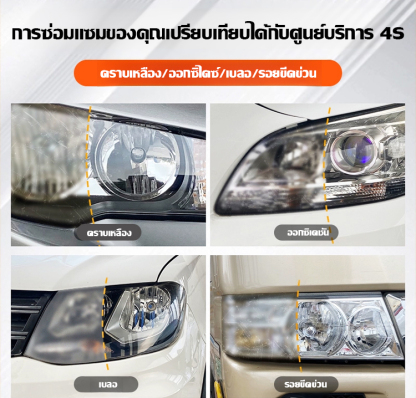สเปรย์ทำความสะอาดไฟหน้ารถ